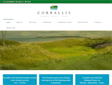 Tablet Screenshot of corballislinks.com